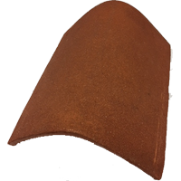 Hogs Back Ridge (300mm) Clay Tile Fitting - red